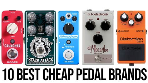 best inexpensive guitar pedals